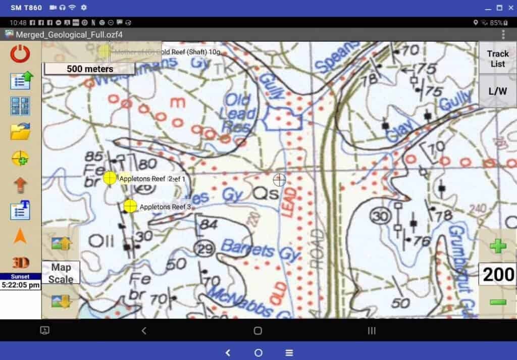 Gold Map Gold Detecting