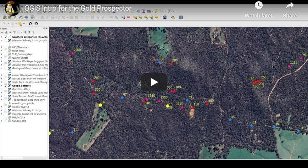 Gold Map Gold Detecting