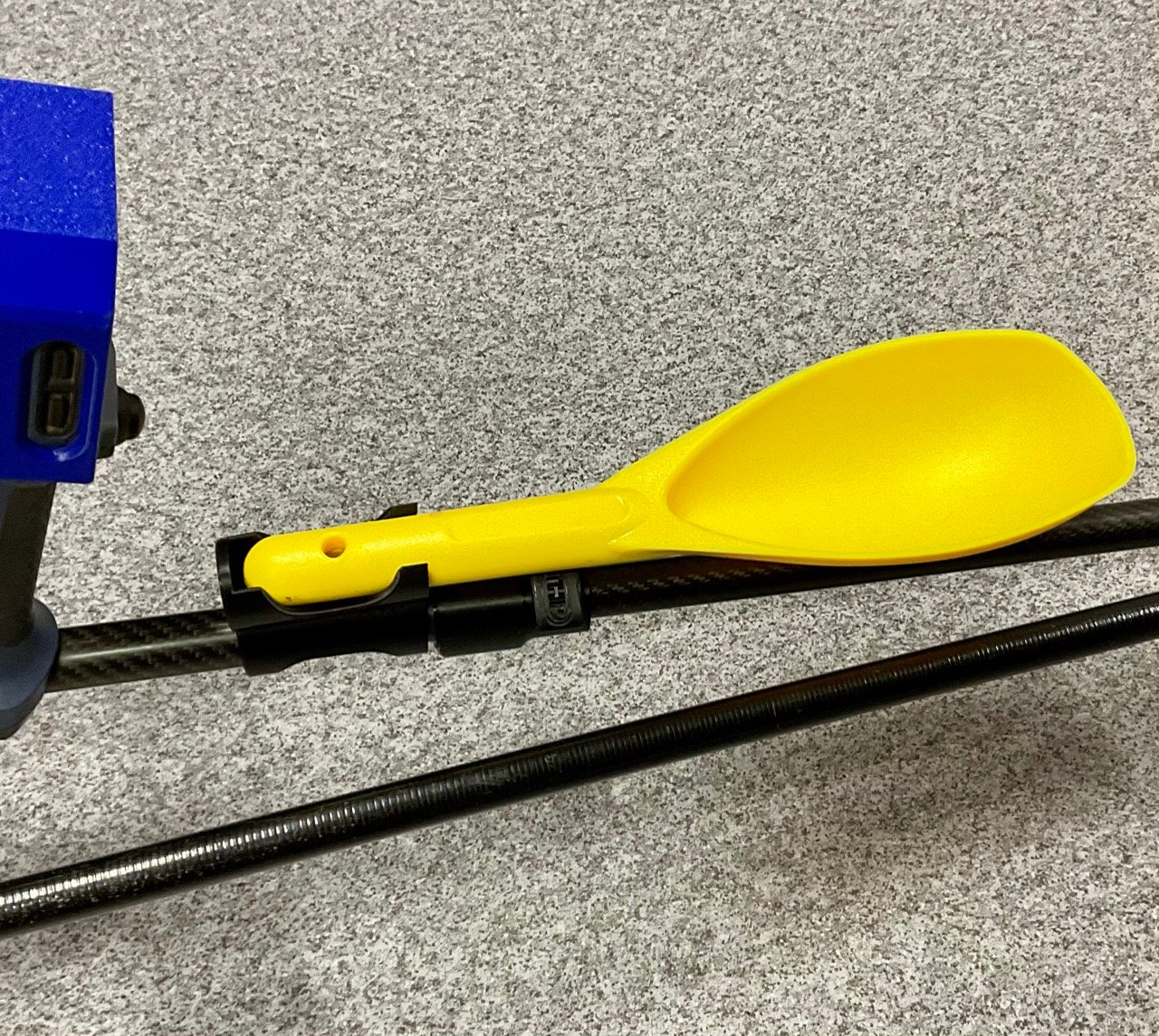 Minelab GPX 6000/5000 & Equinox Scoop Holder (22mm) | THP 4 Minelab Detector GPX 6000 Scoop Holder designed and manufactured by Tryhard Prospecting THP