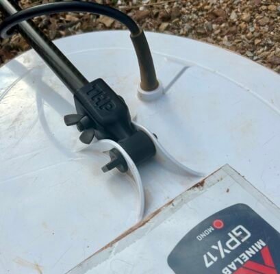 Coil Saver for Minelab GPX 6000. Designed by Tryhard Prospecting