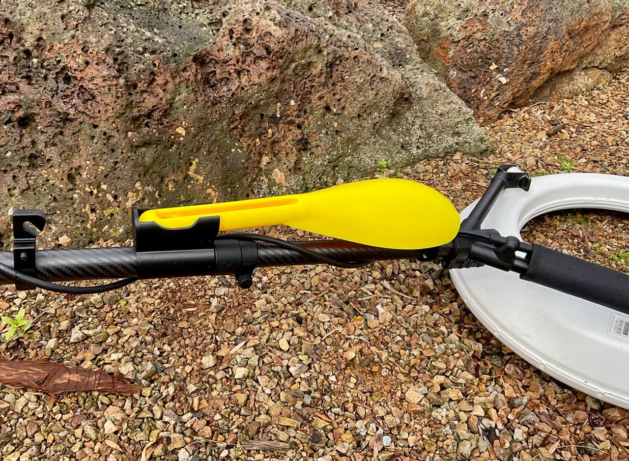 Minelab GPZ 8000 Gold Scoop Holder | Free AU Shipping | THP 5 Minelab Detector GPZ 8000 Scoop Holder designed and manufactured by Tryhard Prospecting THP