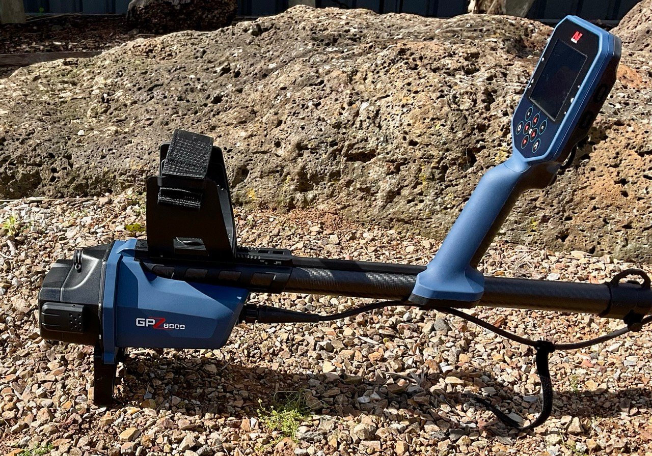Minelab GPZ 8000 Flexible Detector Stand | Free AU Shipping | THP 3 Minelab GPZ 8000 Flexible Stand. Tryhard Prospecting, THP.
