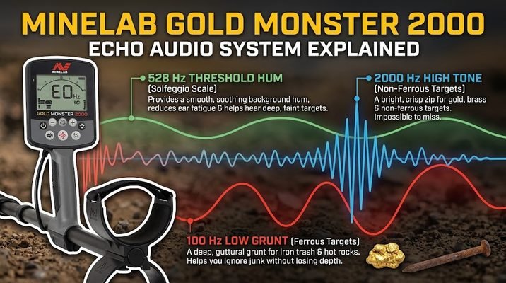 Minelab Goldmonster 2000 Echo Audio 1